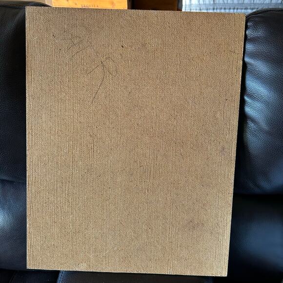 Mid Century Oil Painting Landscape Original Art farmhouse Fence Meadow - Picture 5 of 7